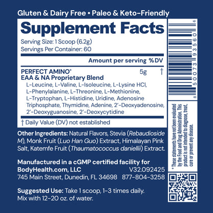 Perfect Amino Powder NSF Certified for Sport